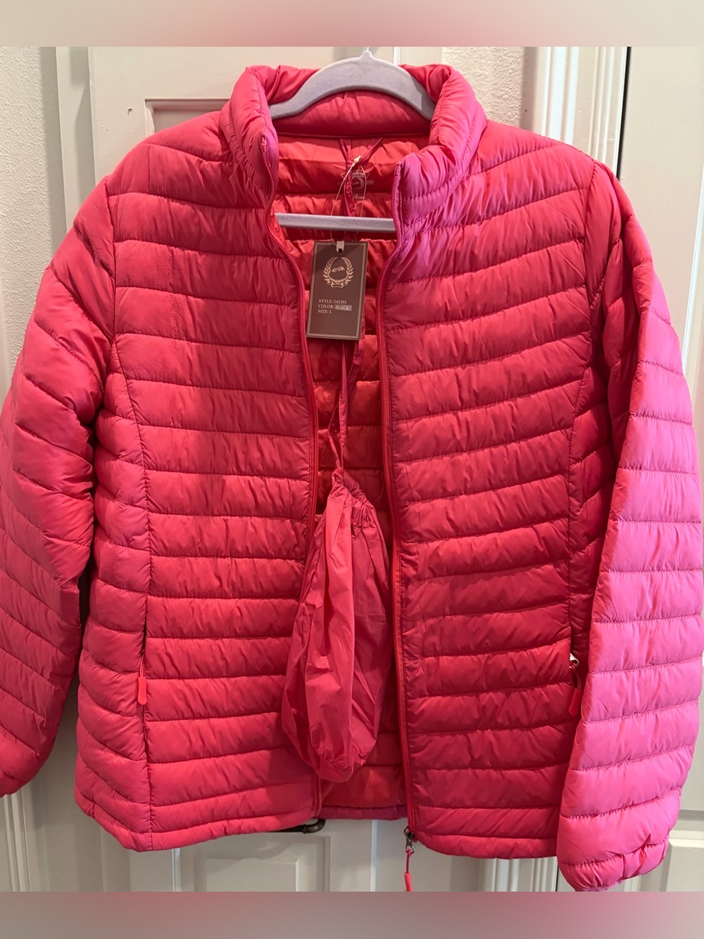 💝🎀 NWT VICTORY OUTFITTERS Pink Lightweight Packable Puffer Jacket